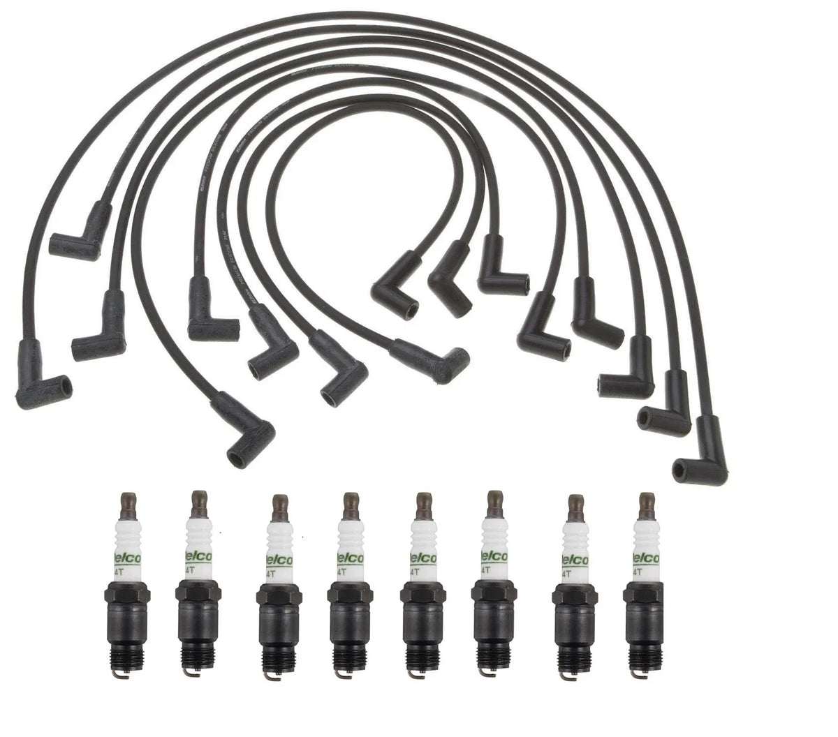 Professional Ignition Wire Set & 8 ACDelco Spark Plugs for Chevy GMC 7.4 V8 (1996–2002)