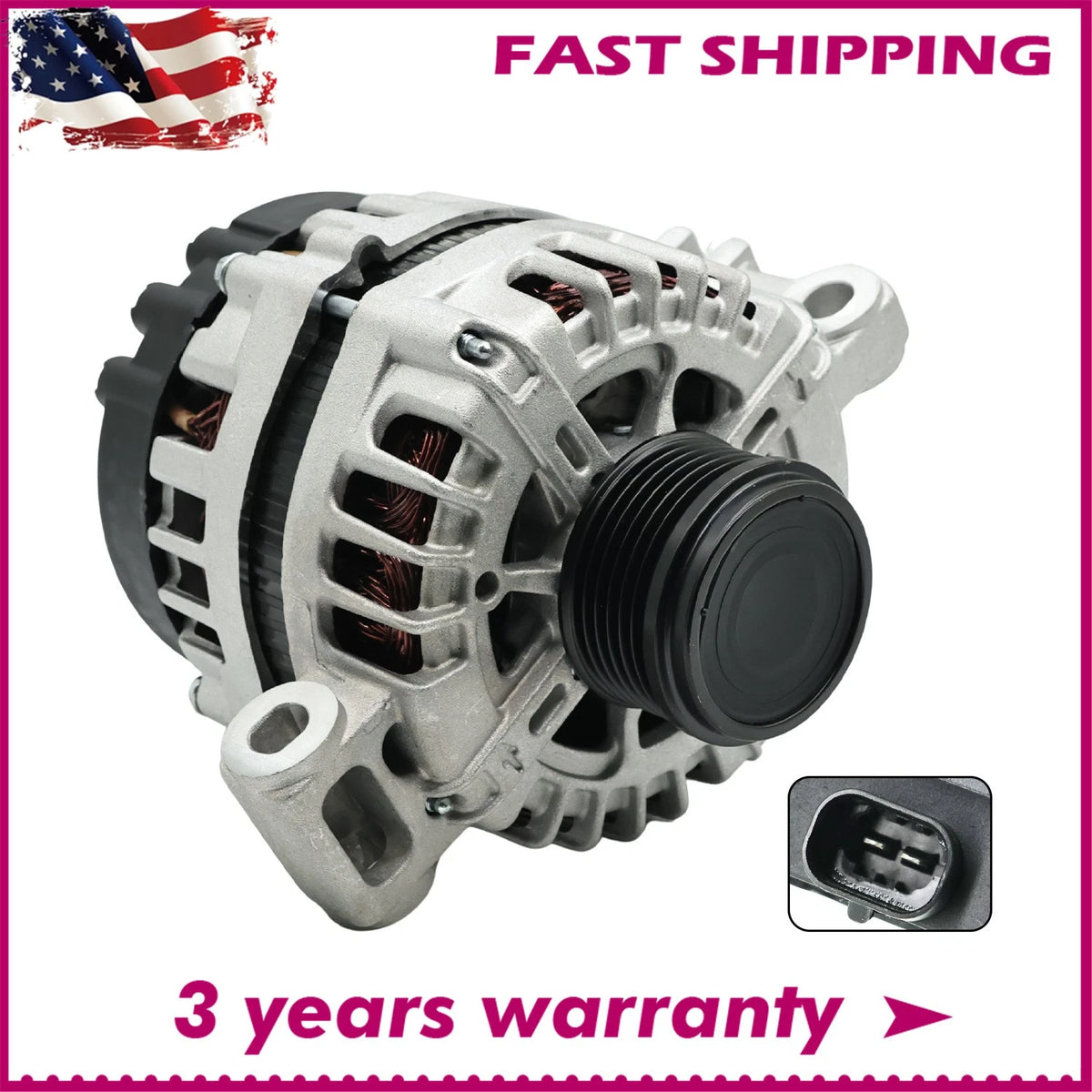 Alternator 150A for Chevy Camaro (2010–2012) GMC Canyon (2015–2016) 13502988, FG15S026