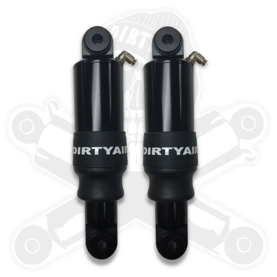 Rear Air Shocks for Harley V-Rod Night Rod (2019-Down) VROD Black Anodized