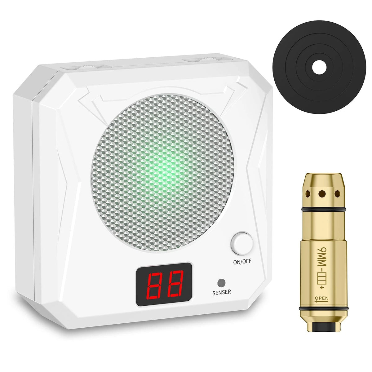 Portable Laser Trainer Target & 9mm Training Cartridge