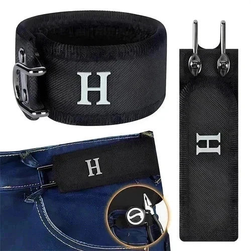 2X Tactical Metal Hook Elastic Belt Buckle-Less Waist Closure