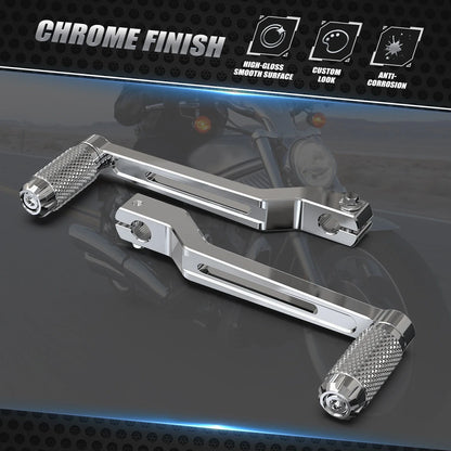 Chrome Gear Shifter Levers for Harley Electra Glide Police FLHTP (2018–2024)