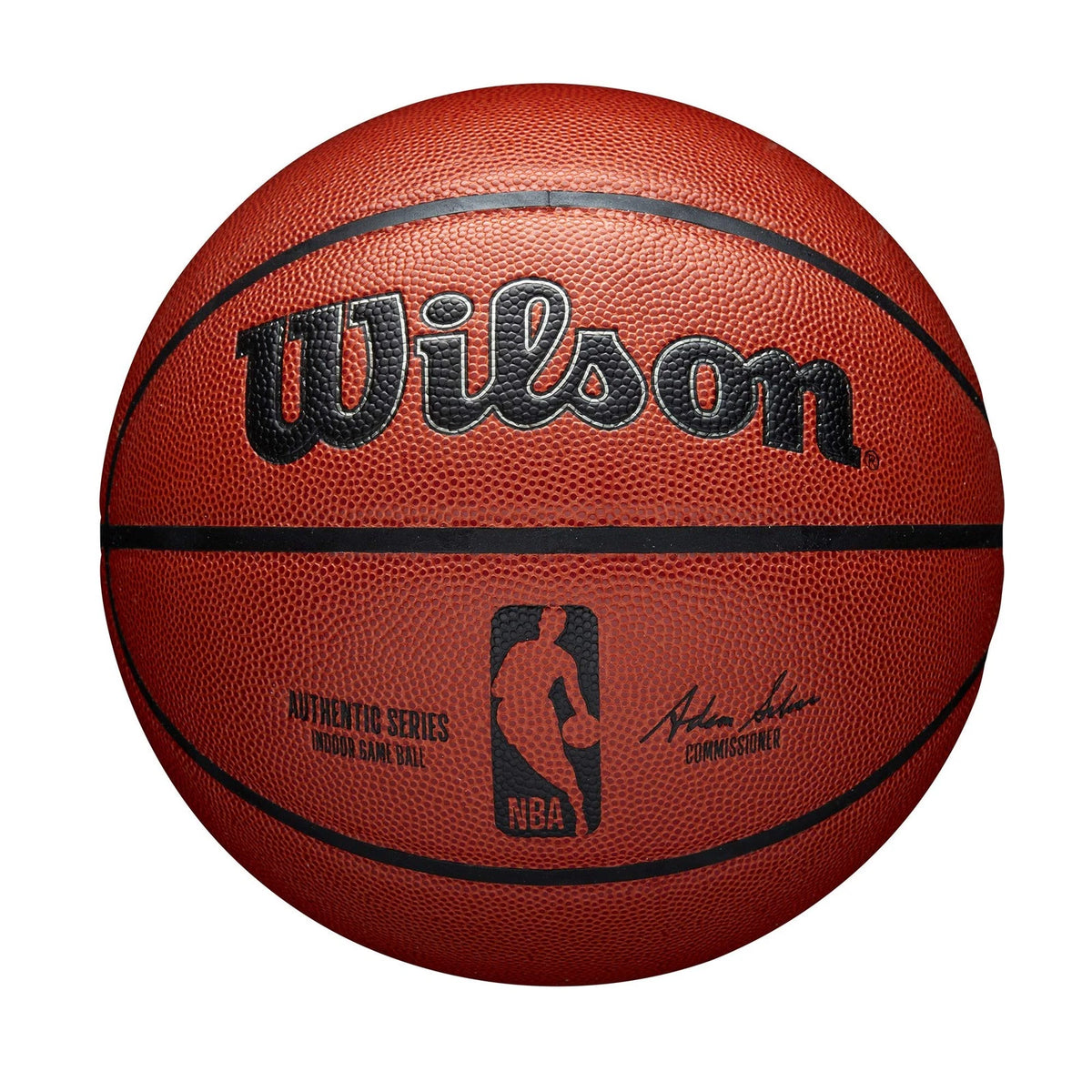 Wilson NBA Authentic Series Basketball Size 7 (Indoor, 29.5", Brown)