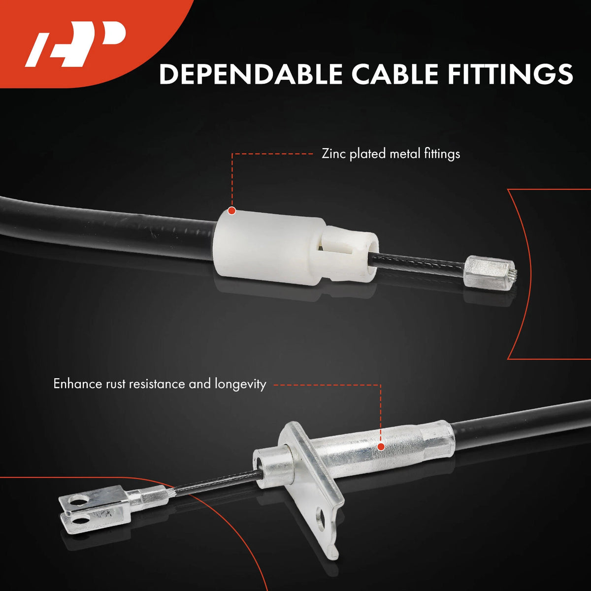 Parking Brake Cable for Benz W203 C209 C230 CLK320 (2001–2010) 2034200385, C661137