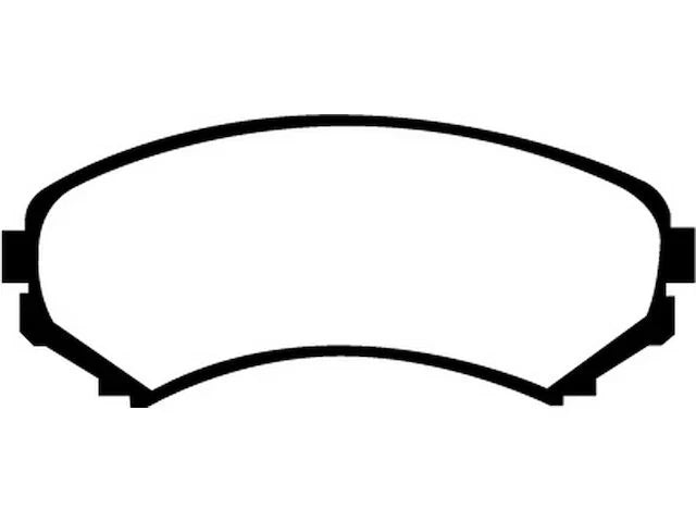 Front Brake Pad Set for Mazda MPV (1992–1993) VN725ZW