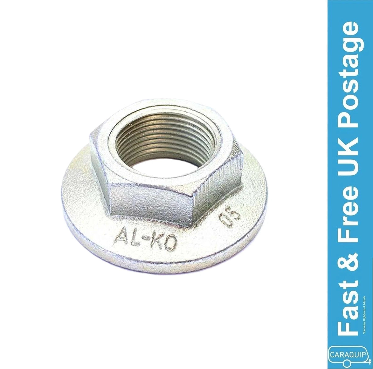 50 x Flange Nut One Shot Lock Nut for Caravan Motorhome (581200)
