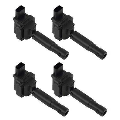 4X Ignition Coil Assembly Kit for Mercedes C180 C200 C230 W203 (2002–2006)