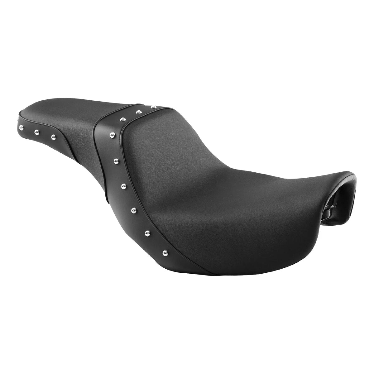 Black Driver & Passenger Seat for Harley Dyna Low Rider Super Glide (2006–2017)