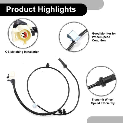 ABS Wheel Speed Sensor No. 8G1Z2C190A for Ford Taurus (2008–2009) Rear Right