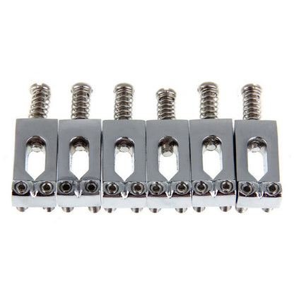 6-Pack Tremolo Bridge Saddles for Electric Guitar Strat