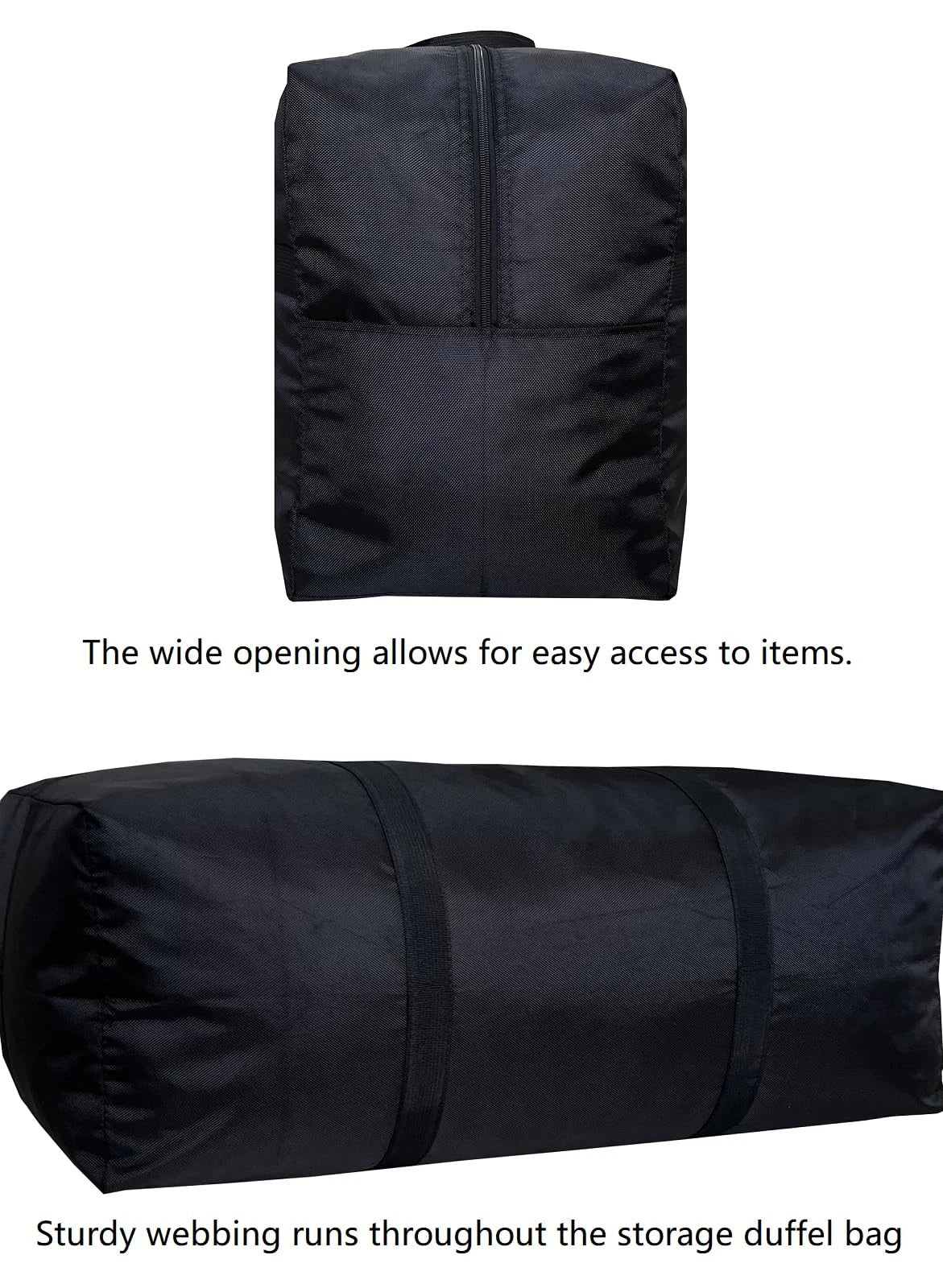 Extra Large Storage Duffle for Universal Use (31.5"l X 11.8"w X 16.5"h)