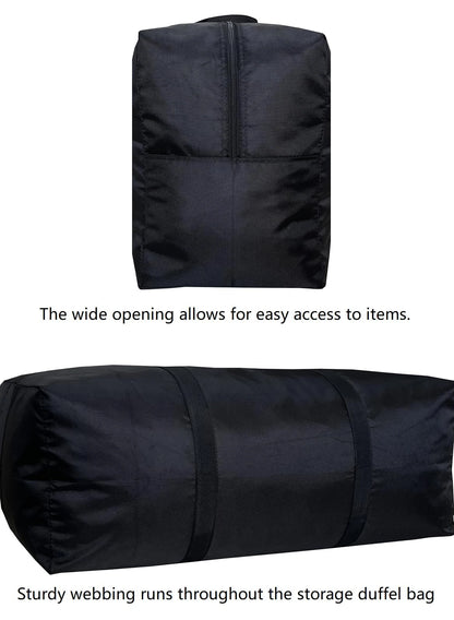 Extra Large Storage Duffle for Universal Use (31.5"l X 11.8"w X 16.5"h)