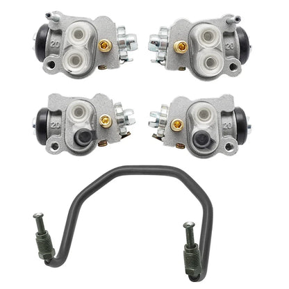 Front Brake Wheel Cylinders & Brake Pipe for Honda Rincon 650, Foreman Rubicon 500 (2003–2023)
