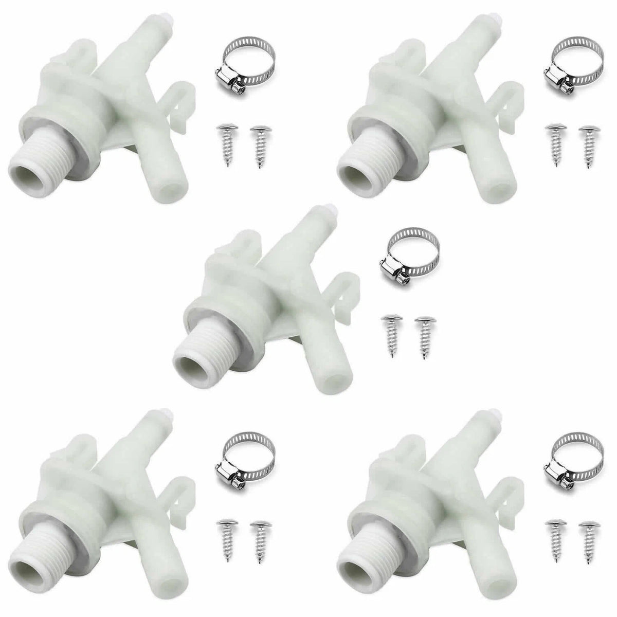 5X Water Valve Kit for Dometic 300/310/320 Series Toilets (385311641)