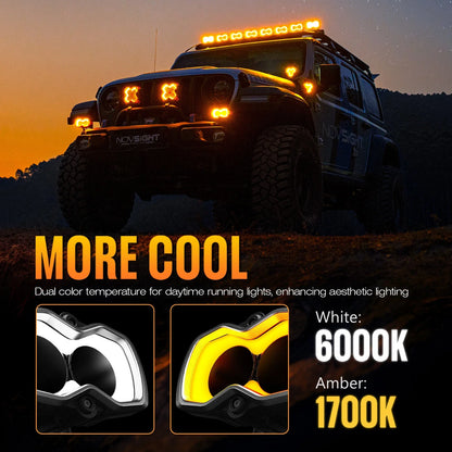 2X 4.5'' LED Work Lights for Jeep Truck Pickup (Off Road)