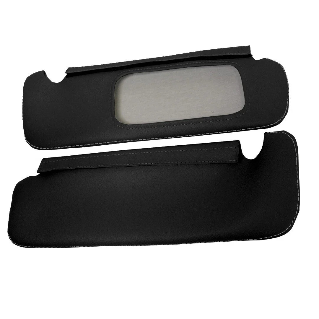 Sun Visor Cover Skin for Toyota 4Runner (1996–2002) Gray PVC Leather