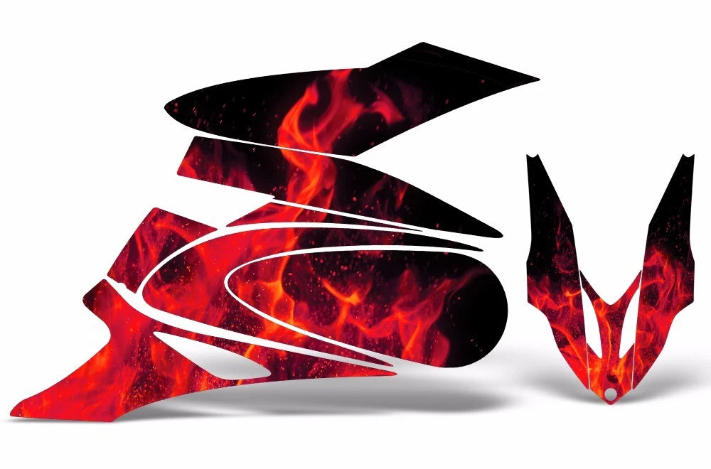 Snowmobile Sled Graphic Decals for Yamaha Apex (2006–2010)