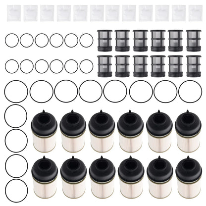 Set of 12 Fuel Filters for Detroit Diesel DD13 DD15 DD16 (2014–Present)