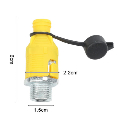 Oil Drain Valve 125508 for Lawn Tractors (Zinc Alloy Construction)