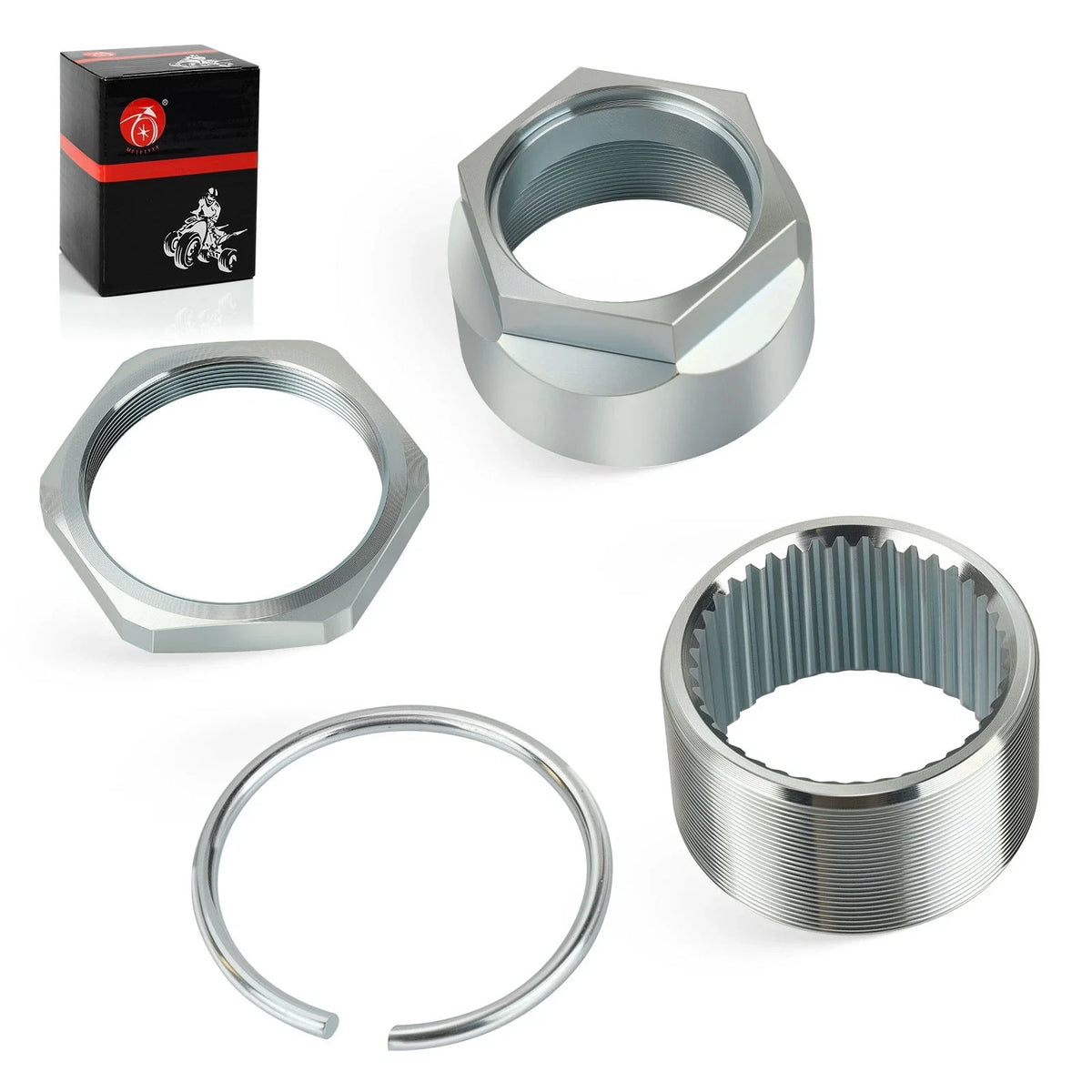 Axle Lock Nut Kit for Honda TRX 250R 250X 300EX 350X 400EX 400X 450R 450ER