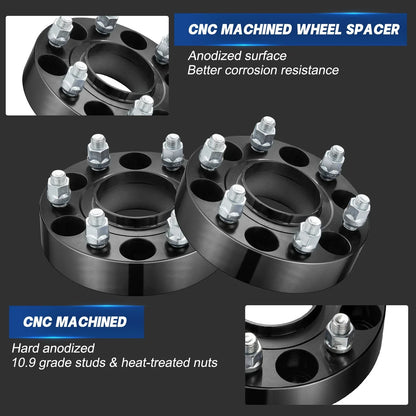 Set of 4 HubCentric 1.5" Wheel Spacers 6x5.5 6x139.7 for Ram 1500 (2019–2023)