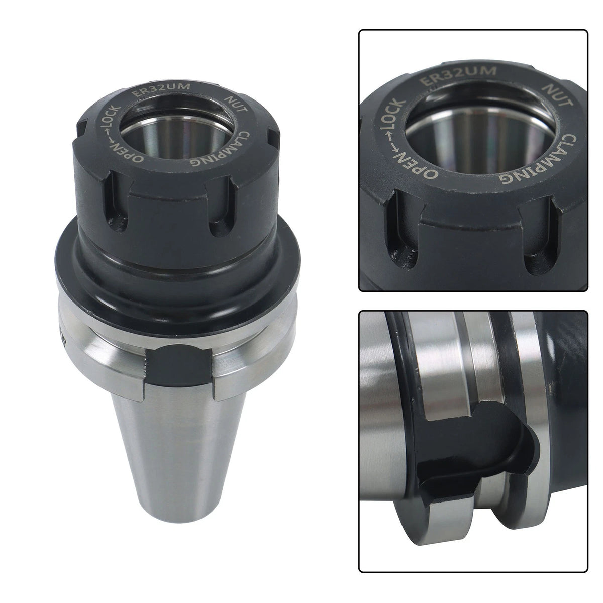 Set of 4 BT40-ER32 Collet Chucks 2.75" GAGE Length - Tool Holders G2.5