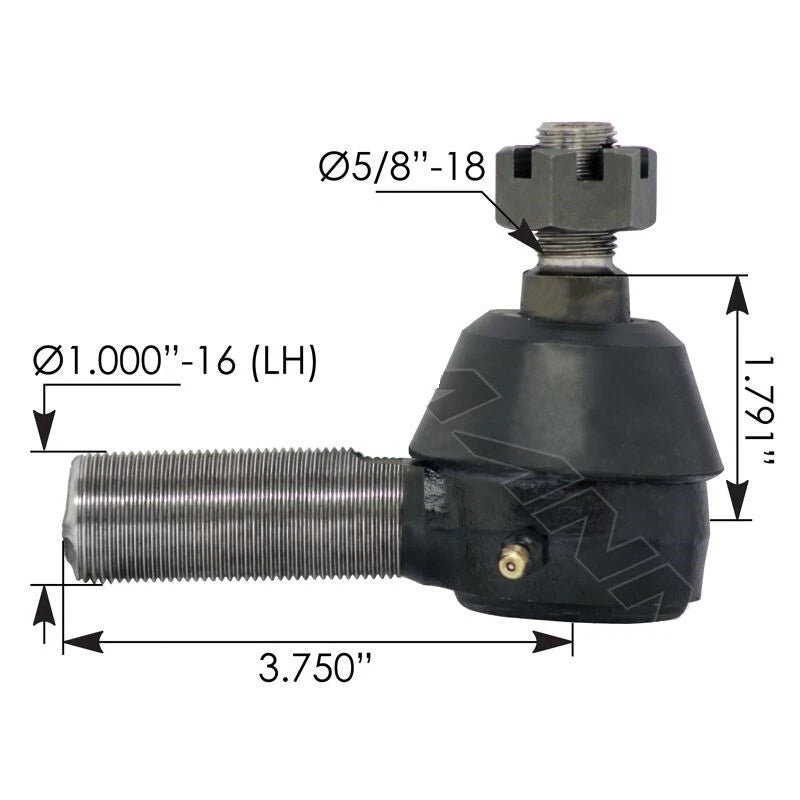 Tie Rod End for Part# 609747, SP692019, ES142L