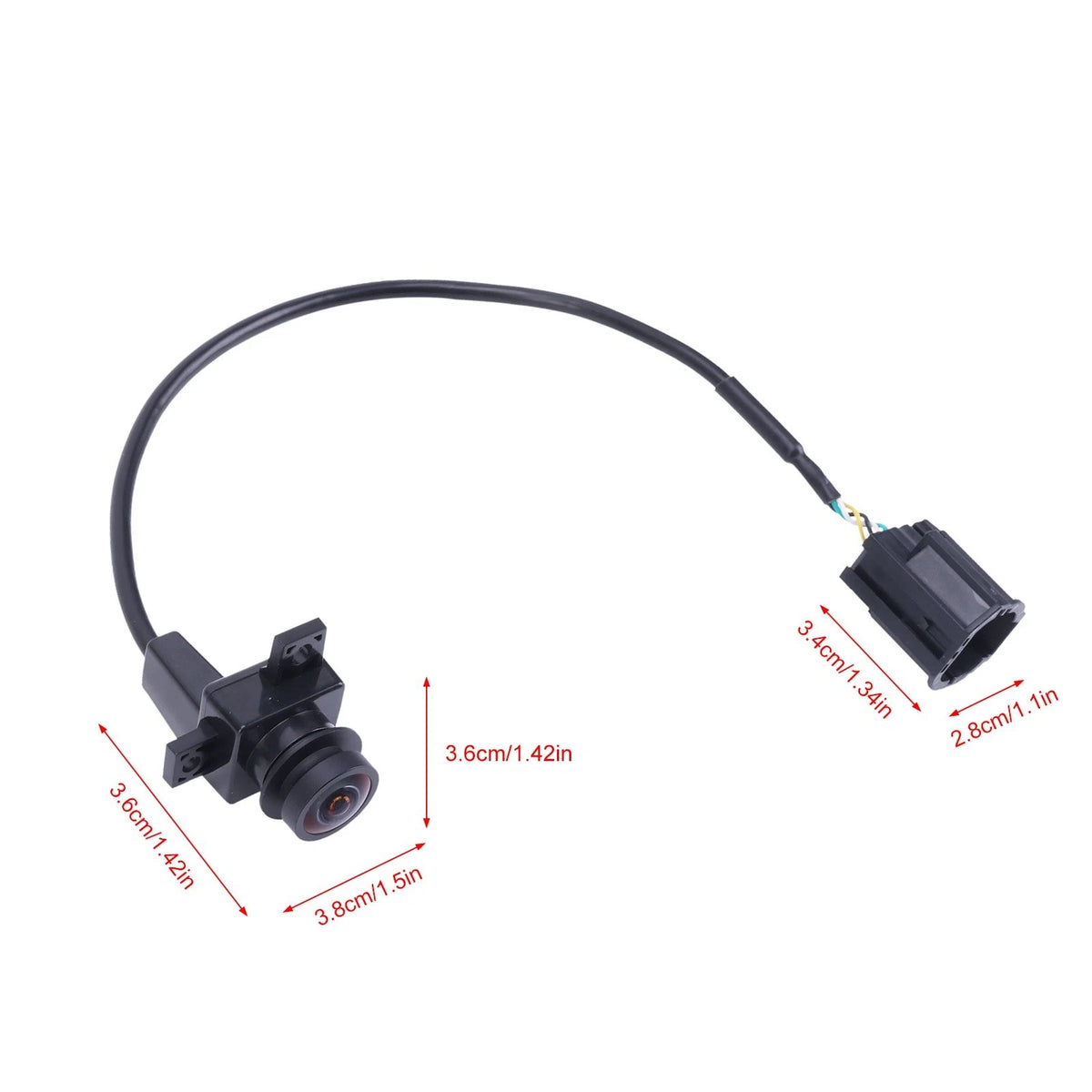 HD 720P Backup Reverse Camera for Dodge Ram 1500 Pickup (2009–2012) 56054164AD, 56054164AA, 56054164AB