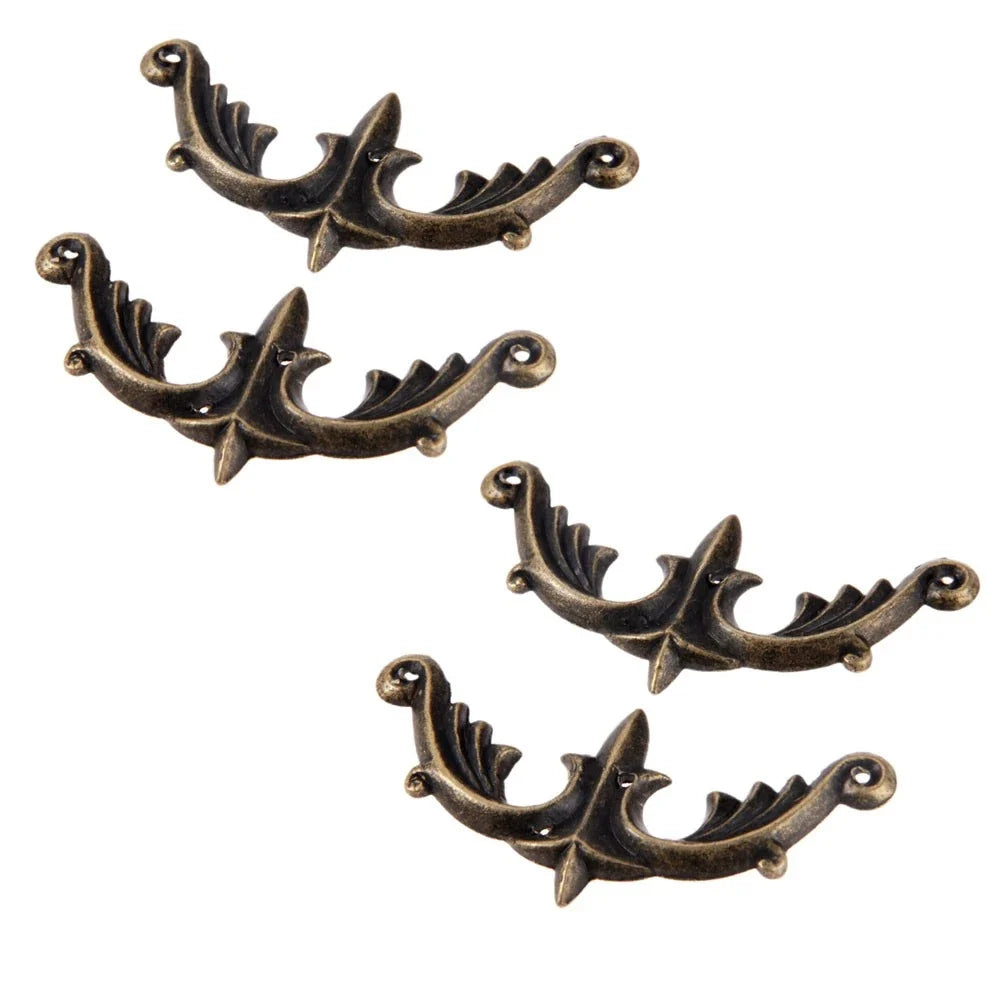 Set of 4 Antique Bronze Corner Protector Guards for Jewelry Box