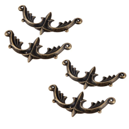 Set of 4 Antique Bronze Corner Protector Guards for Jewelry Box