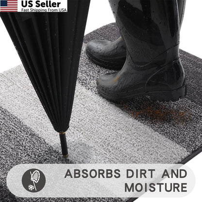 30x17 Non-Slip Absorbent Door Mat for Indoor Outdoor Use