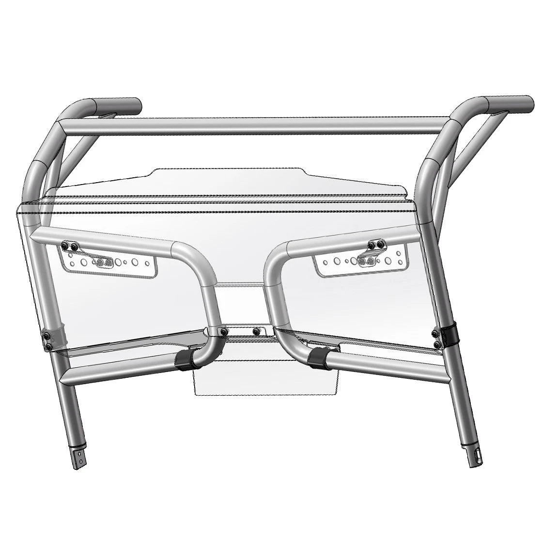 Direction 2 Rear Windshield for CFMOTO (CFWS6003GP)