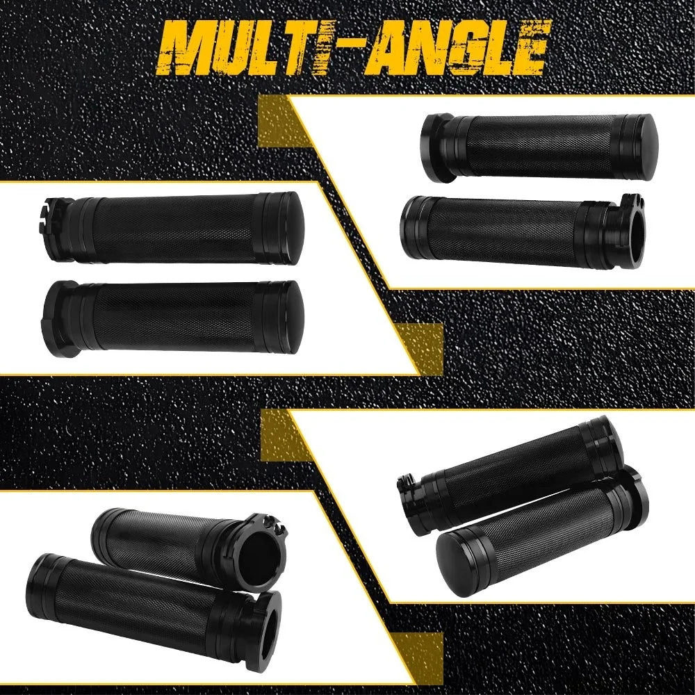 Set of 2 Handlebar Hand Grips for Harley Street XG500 XG750 (2015–2020) Black