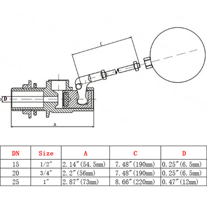 Float Ball Valve for (I012-A069-Set)