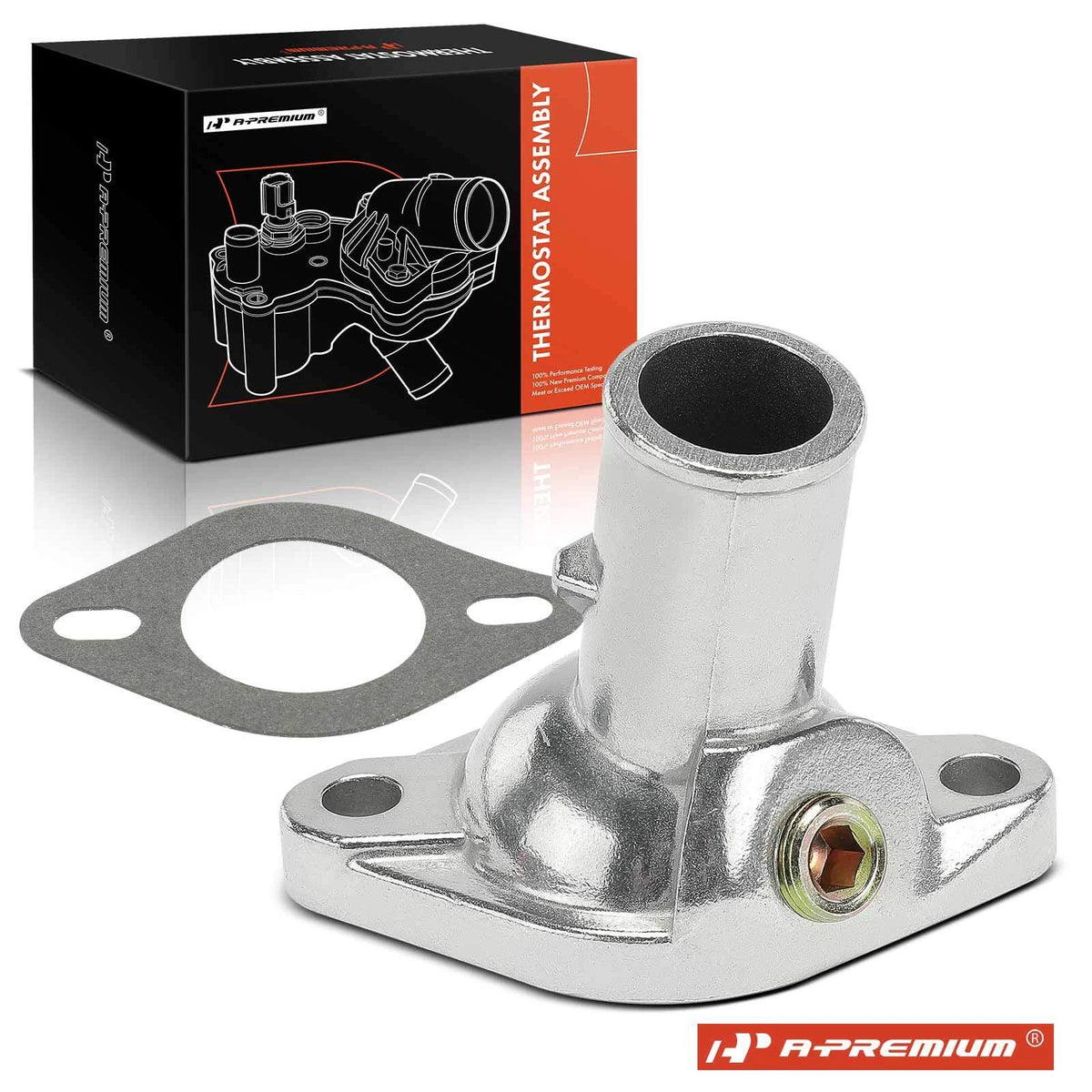 Engine Coolant Thermostat Housing Water Outlet for GMC Jimmy (1992–1994) 10172831, 14081284, 84993, 902-2003