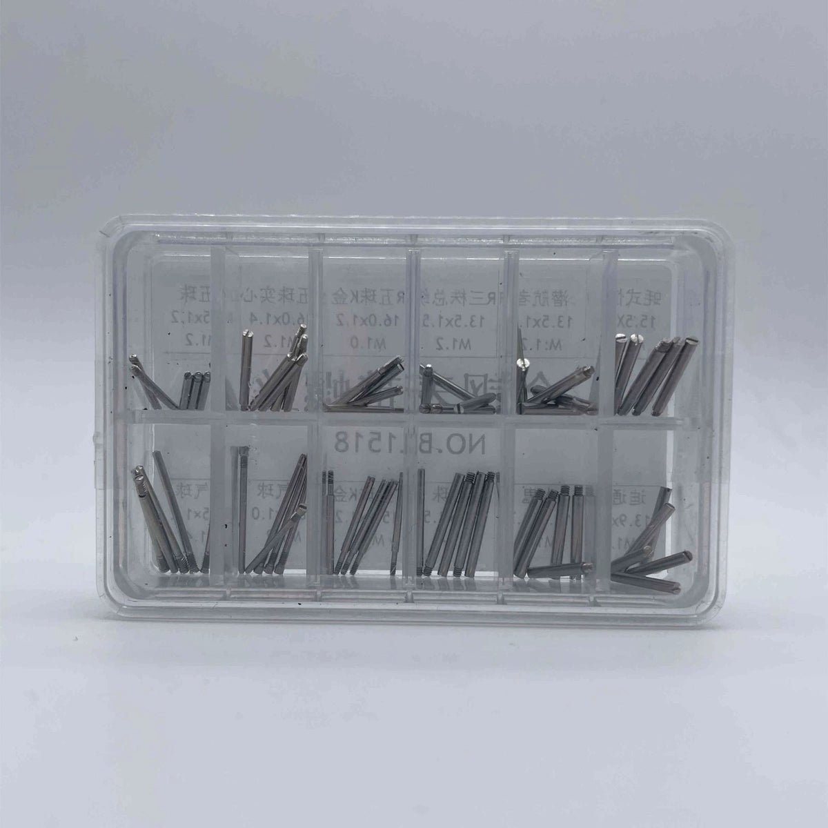 60pcs Assorted Steel Watch Band Link Screw Pin Repair Parts