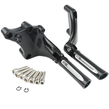 Rear Passenger Foot Pegs Mount Bracket for Harley Sportster 1200 Iron 883 (2014–2022)