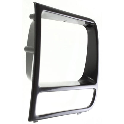 Set of 2 Headlight Bezels for Jeep Cherokee (1997–2001) LLX-PAIR-CH2512157-CL360A70, CH2512157