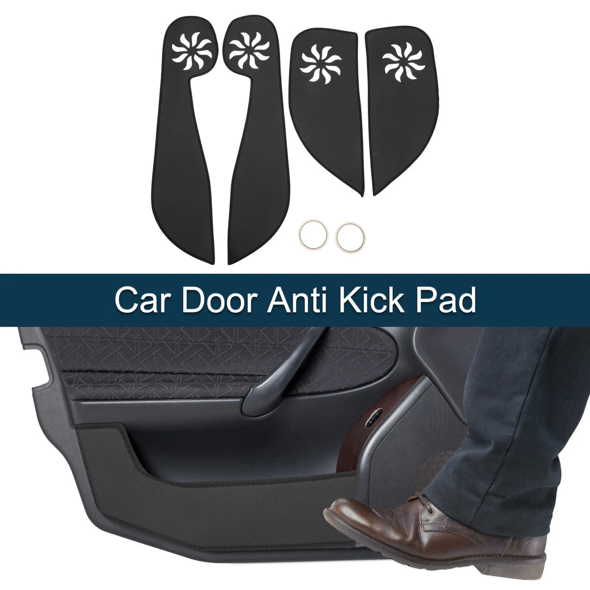 Set of 1 Car Door Anti Kick Pad Sticker Protector for Honda Fit (2000–2008)