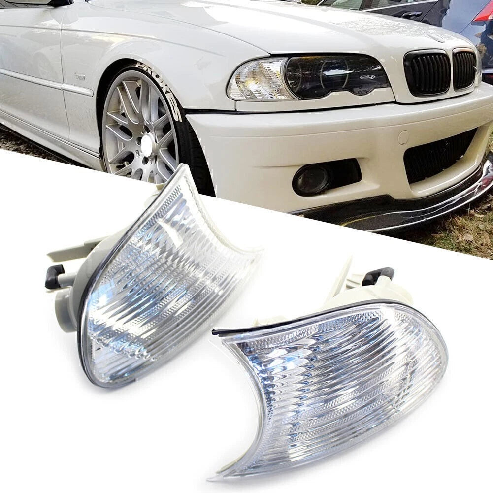 Corner Light Clear Lens Set for BMW 323Ci 328Ci 325Ci 330Ci (2000–2001)