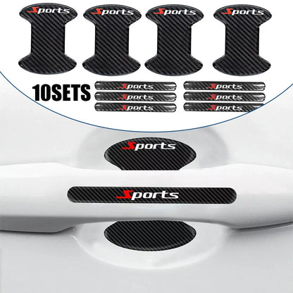 10Pcs Car Door Handle Protector Film Decals for