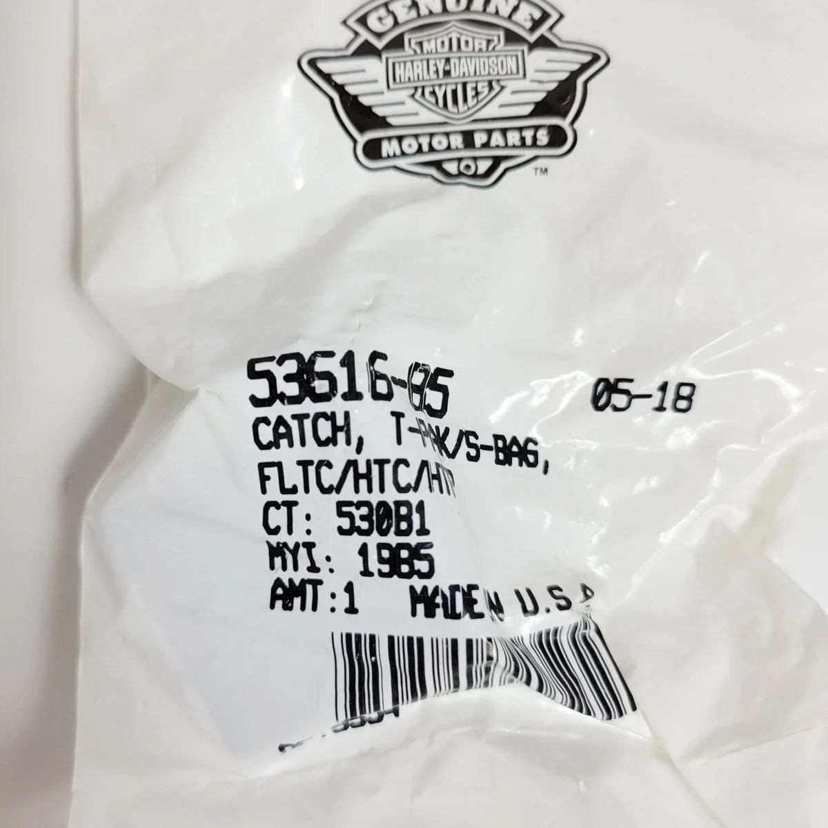 OEM Catch Tour Pak Saddlebag for Harley-Davidson FLTC HTC (1985)