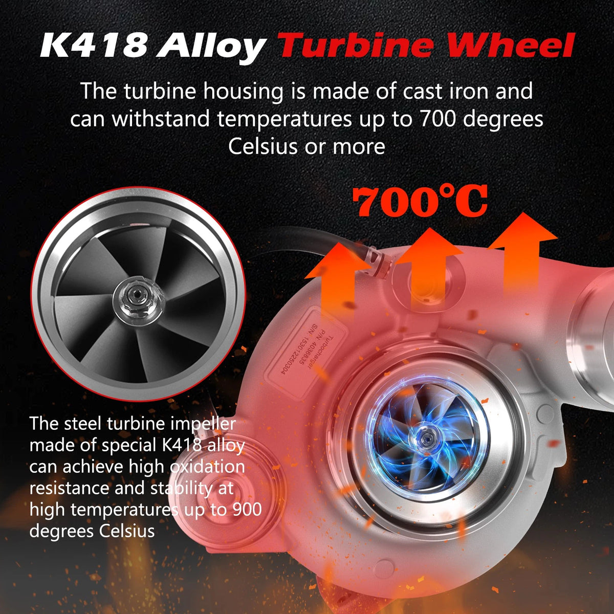 Turbocharger HE351CW for Dodge Ram 2500 3500 4500 5500 (2004–2007)
