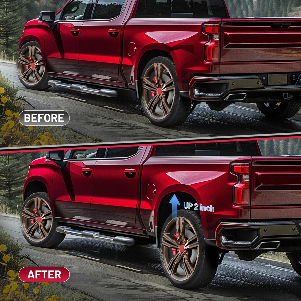 2" Inch Rear Leveling Lift Kit for Dodge Ram 1500 (2009–2024)