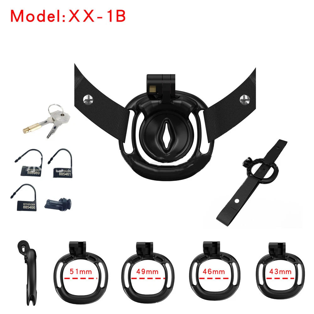 Sissy Negative Chastity Cage Device for Male