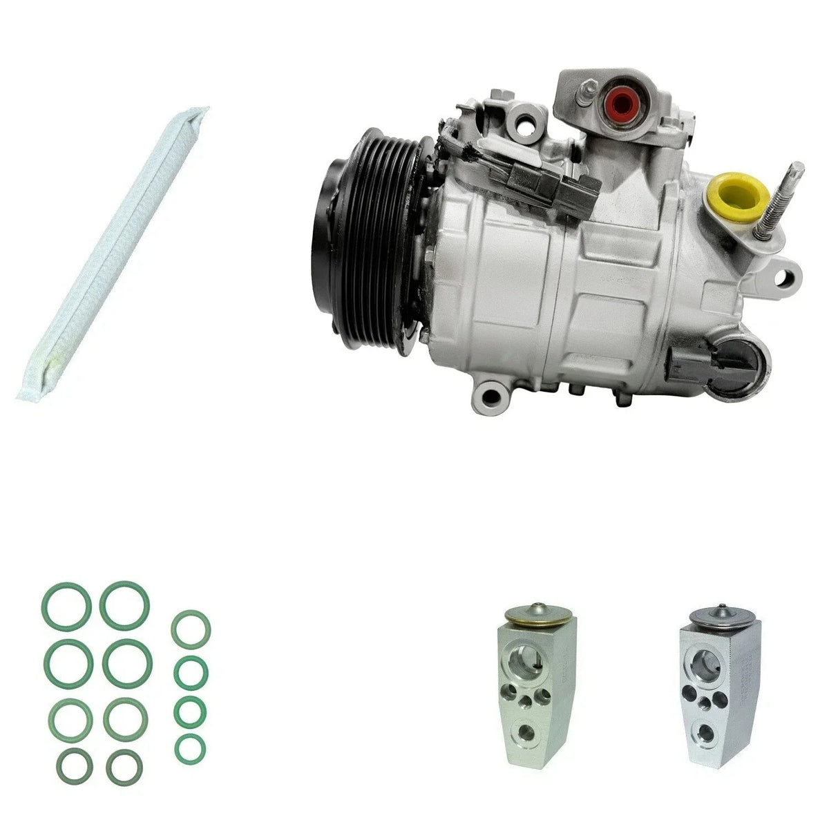 AC Compressor Kit Replacement for Ford Police Interceptor Utility 3.7L (2017)