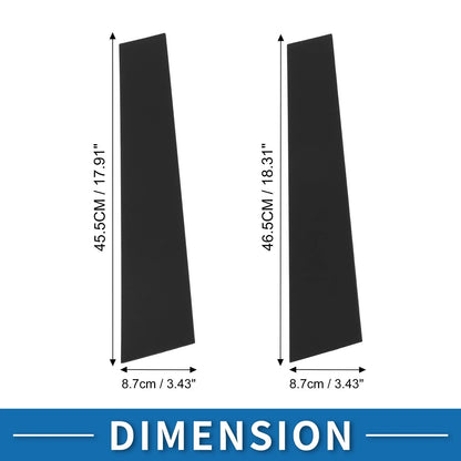 Set of 4 Door Pillar Window Trim for Volkswagen Tiguan (2009–2015) Black