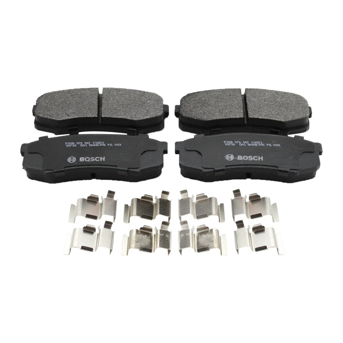 Set of 2 DuraGo Rear Rotors & Bosch QuietCast Brake Pads for 4Runner