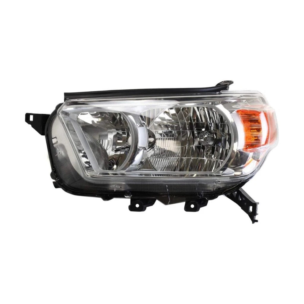 Driver Side Headlight for Toyota 4Runner (2010–2013) LLX-TO2518127-CLA1, TO2518127 Chrome Bezel