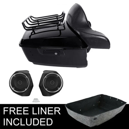 Trunk Luggage Rack Speakers for Harley Touring Street Glide (2014–2026)